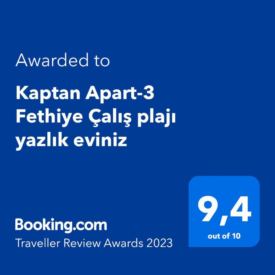 Kaptan Apart-3 Fethiye Calis Plaji Yazlik Eviniz Apartamento Exterior foto